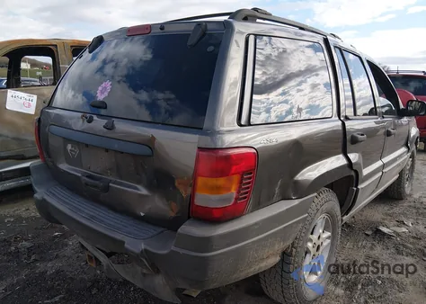 2000 Jeep Grand Cherokee Laredo из США, поврежденный, VIN 1J4GW48N5YC289319